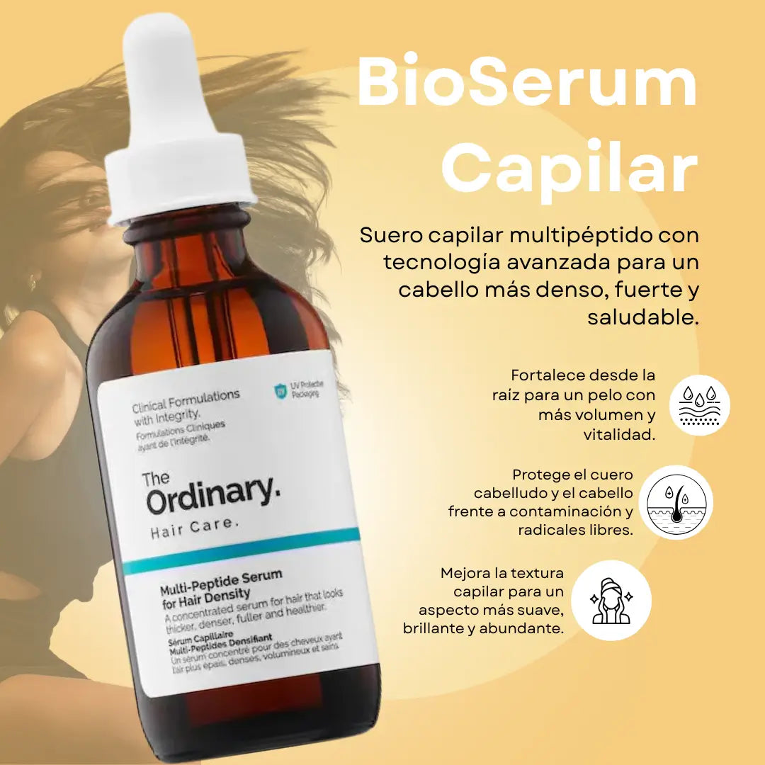 BioSerum Capilar – Ciencia avanzada para un cabello visiblemente más abundante