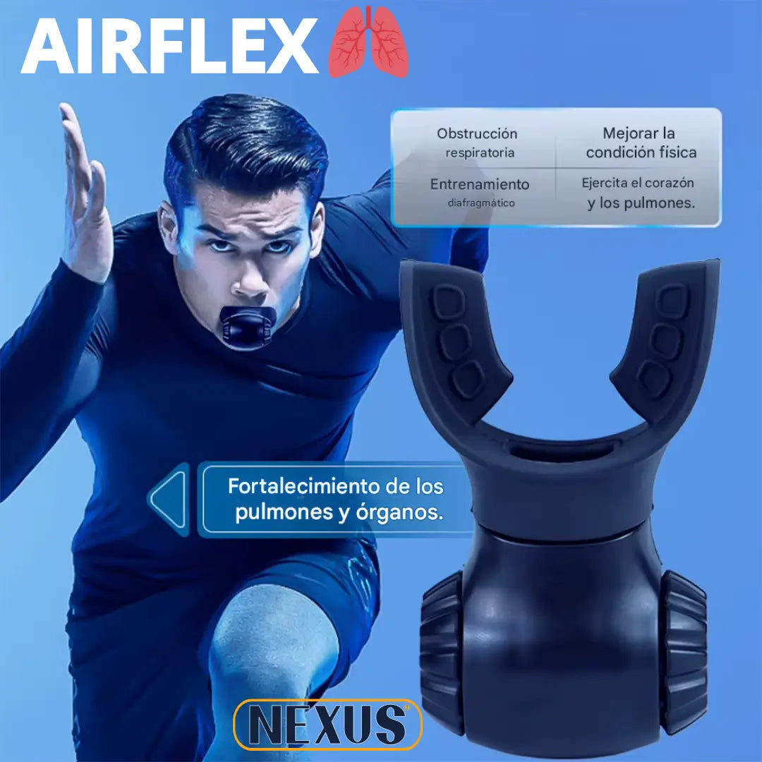 AirFlex Trainer – Respira mejor en minutos 🕒 – Pulmones más fuertes 💪, menos fatiga ⚡ y mejor oxigenación 🫁