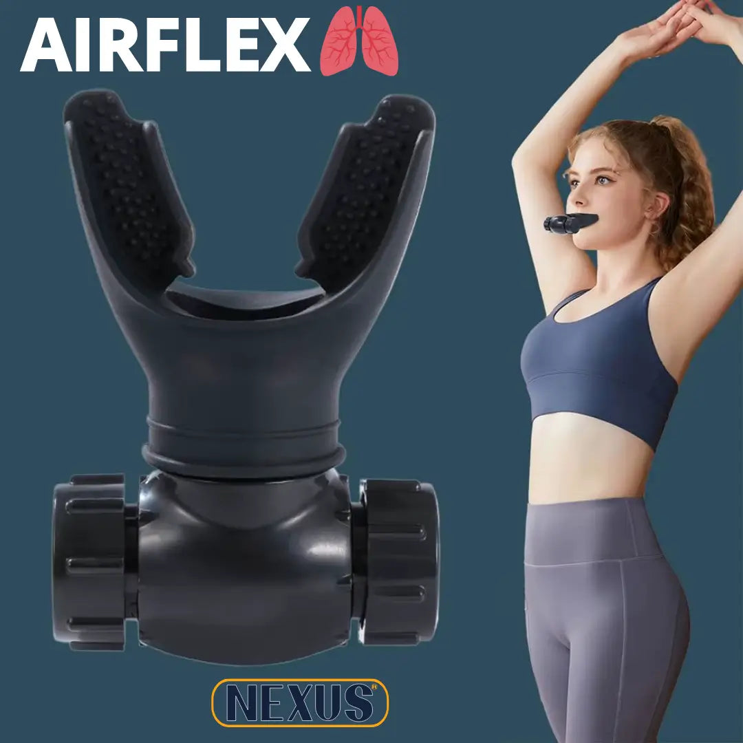 AirFlex Trainer – Respira mejor en minutos 🕒 – Pulmones más fuertes 💪, menos fatiga ⚡ y mejor oxigenación 🫁